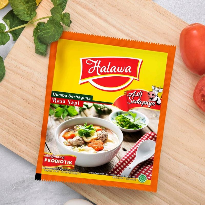 Halawa Kaldu Sapi @12gr 12pcs Kaya Probiotik Masakan Soup bumbu tabur 1