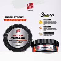 Gambar [FYC] For Him Styling Pomade Super/Strong Hold and Wet Look 100GR - Haircare Treatment Perawatan Rambut Pria - Super Strong Hold Wet & Wet Look dari Miranda Hair Care Kota Administrasi Jakarta Barat 4 Tokopedia