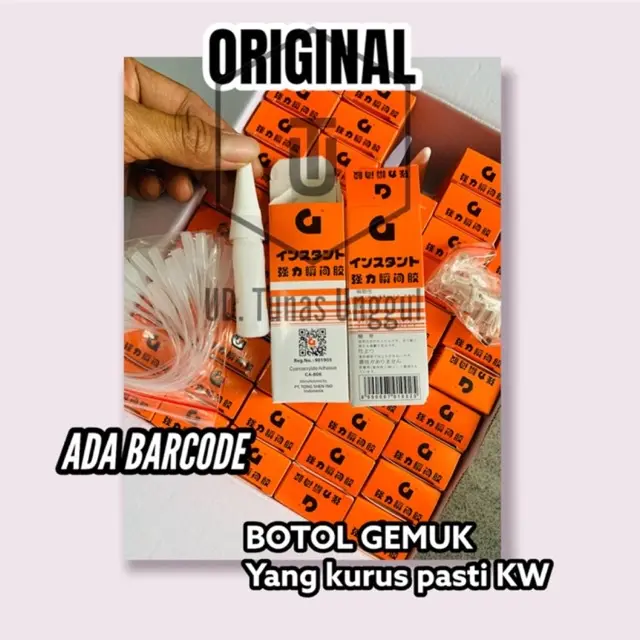 READY GARANSI UANG KEMBALI “LEM G KOREA ASLI” LEM G ORIGINAL/ LEM SETAN ORI BARCODE