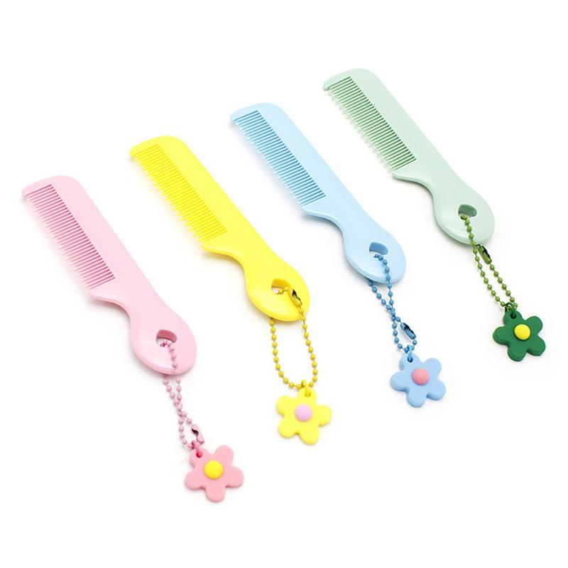 shil Ins Solid Color Safe Baby Comb Baby Hair Brush Baby Comb Newborn Brush Hairbrush 5