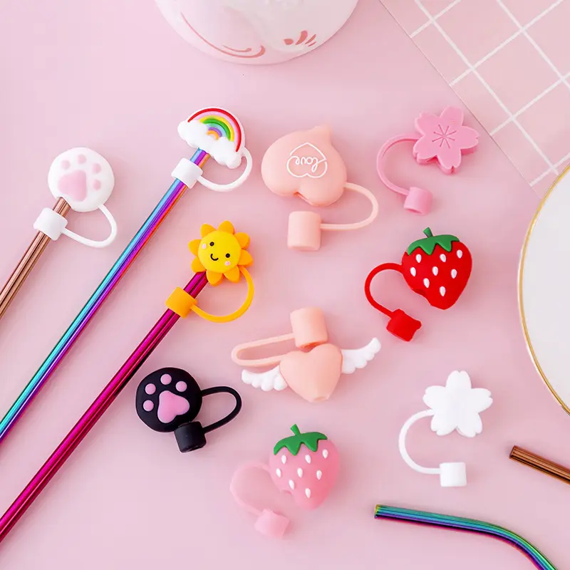 Bịt đầu ống hút siêu cute