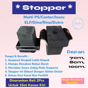 Karet Stopper Depan Multi PS/Canter/Isuzu ELF/Dina/Rino/Dutro Harga 1Pcs