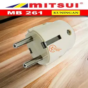 MITSUI Steker Arde Bulat Asli Kuningan MB 261 PLUTO Putih