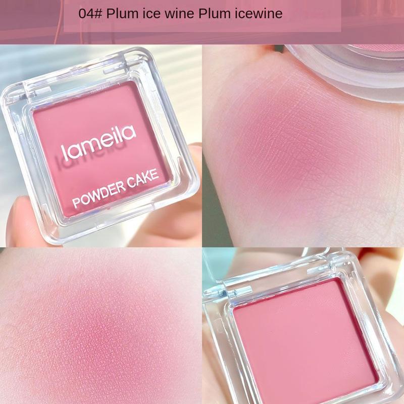Lameila-Phấn Má Hồng Ngọc Trai Đơn Sắc, Phấn Tạo Khối Rouge, Trang Điểm Khỏa Thân, Đường Viền Khuôn Mặt 8