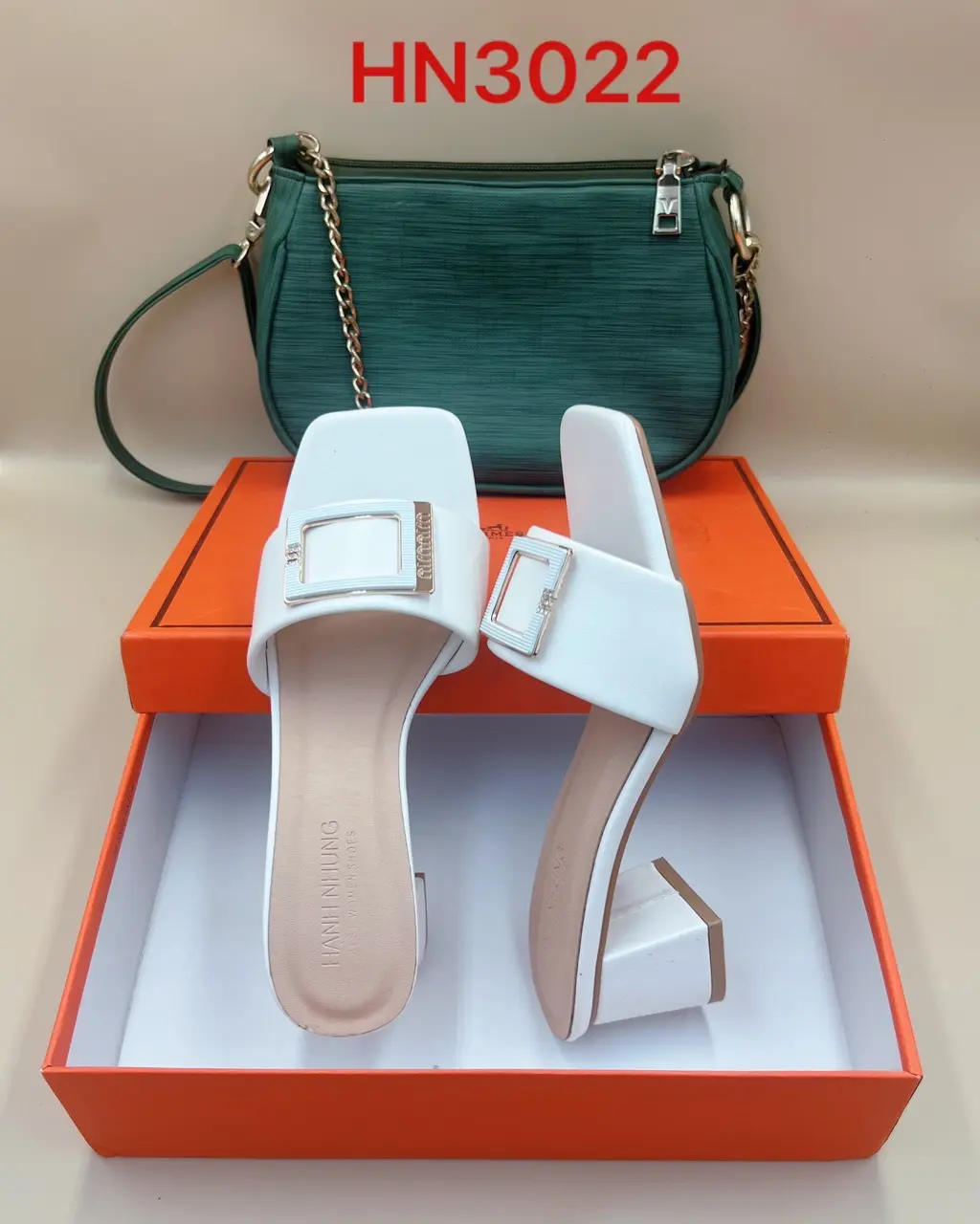 Giày dép cao cấp nữ  SENSINI  khóa E miu BIG SIZE(34-43) gót cao 5cm (MS: HN3022)