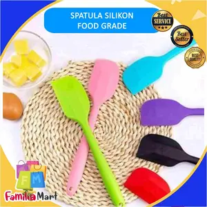 SPATULA SILIKON FOOD GRADE SENDOK KUE BAKING SPATULA TAHAN PANAS