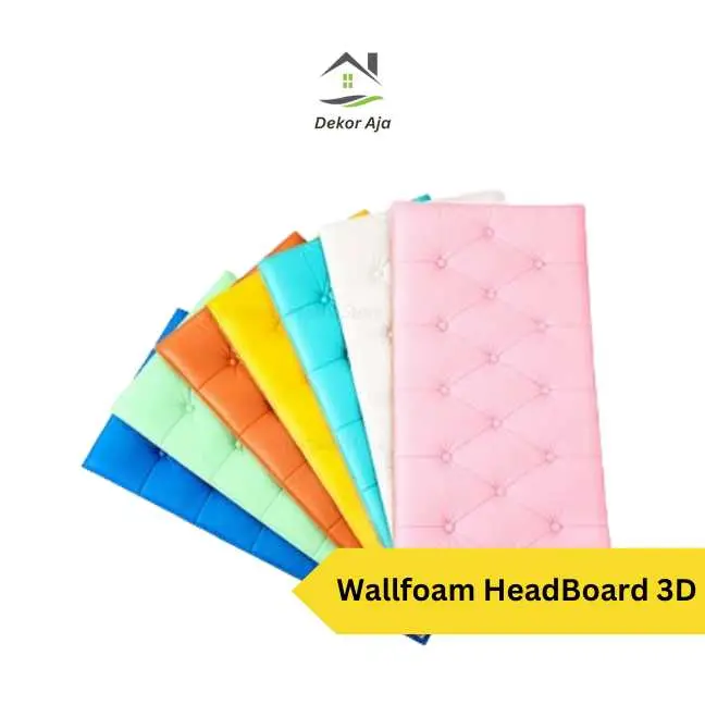 Wallpaper 3d Headboard Bed Wallfoam Ukuran 30 Cm X 60 Cm Tahan Air Dan Kedap Suara