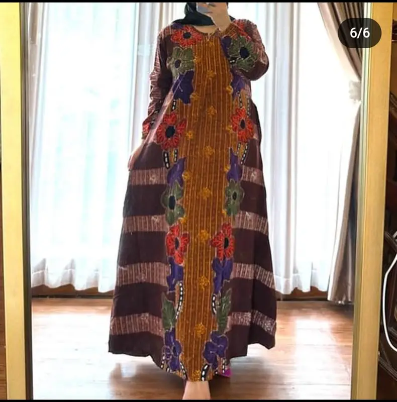 Gamis Tulis Kaftan Tulis Daster Rayon 2