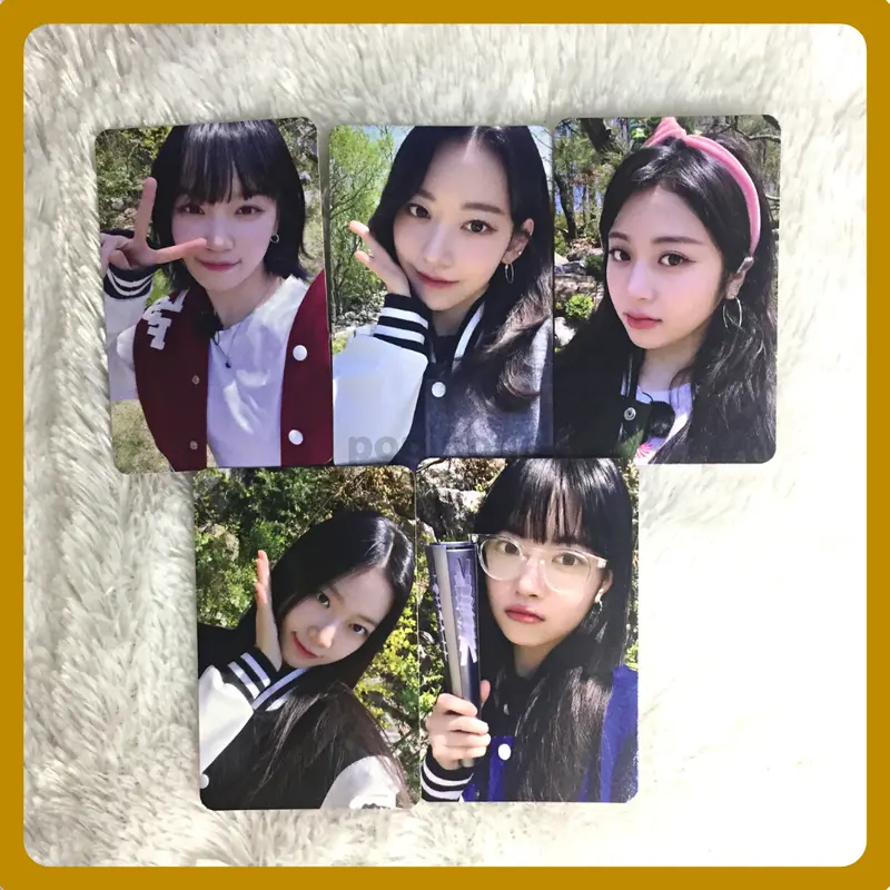 OFFICIAL POB PC PHOTOCARD BENEFIT M2 A VERS LESSERAFIM LE SSERAFIM UNFORGIVEN SAKURA CHAEWON YUNJIN KAZUHA EUNCHAE 0