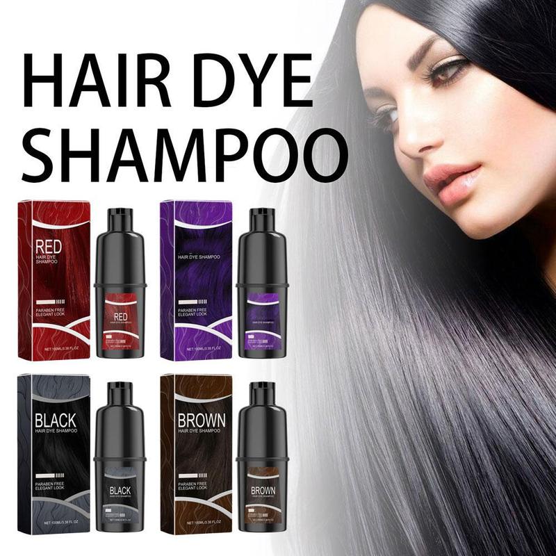 Product Introduction of Dầu Gội Nhuộm Tóc Thảo Dược Tự Nhiên, 100ml, Dầu Gội Màu Tóc, Cho Tóc Gary, Nâu Đậm Và Đen, Mã L3E5 20