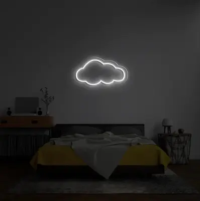 Đèn Led Neon hình Đám Mây Decor Phòng Ngủ Nhận Thiết Kế Theo Yêu Cầu
