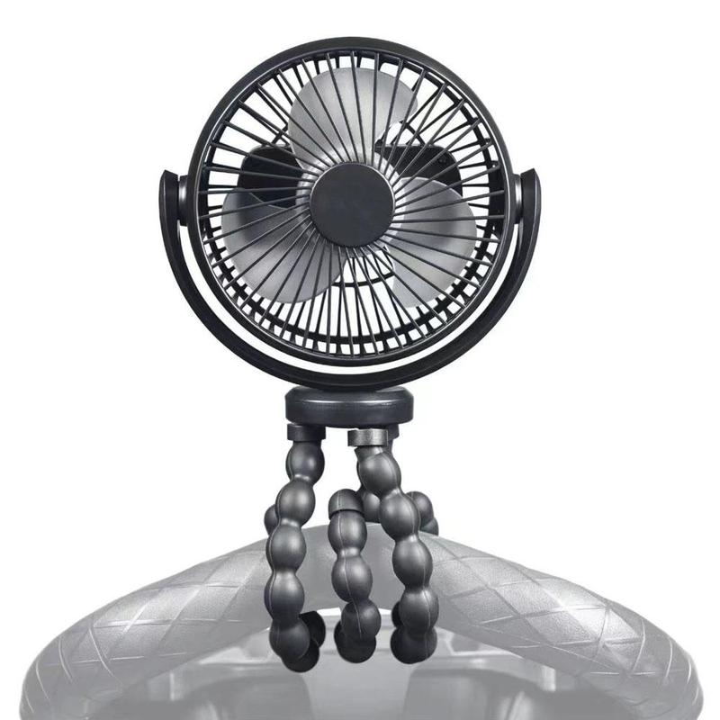 USB Rechargeable Octopus Handheld Fan, 3-speed Adjustable Stroller Fan, Portable Fan for Outdoor, Travel, Office, Learning, Gift 7