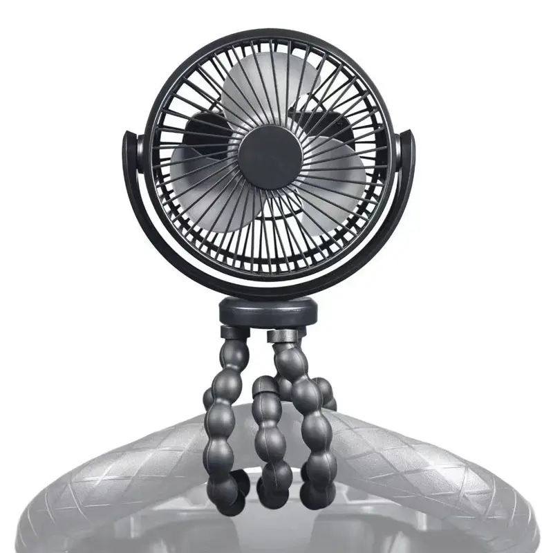 USB Rechargeable Octopus Handheld Fan, 3-speed Adjustable Stroller Fan, Portable Fan for Outdoor, Travel, Office, Learning, Gift 7