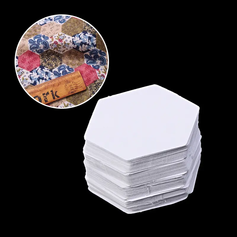 Bộ khuôn hình lục giác, HENGy, 100 mẫu chần bông giấy, Phụ kiện và vật tư mẫu 3