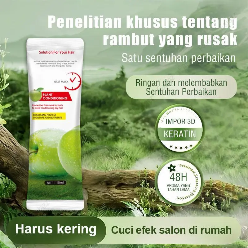 【FAJAZZ】Memperbaiki rambut kering dan rusak serta membuat rambut Anda berkilau dan berkilau.