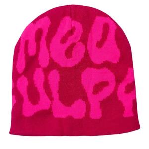 หมวกถักแจ็คการ์ดตัวอักษรฮิปฮอปแฟชั่นฤดูใบไม้ร่วงฤดูหนาวที่หลากหลายพร้อมส่งในปี 2025 ดีไซน์แฟชั่นสำหรับผู้ชาย