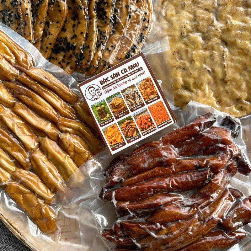 Combo 3 món  (Chuối Ép, Già, Trái, ) 500g mỗ bit Nhà Làm Snack Thức Ăn Ăn Vặt Food Tổng g Chua 7
