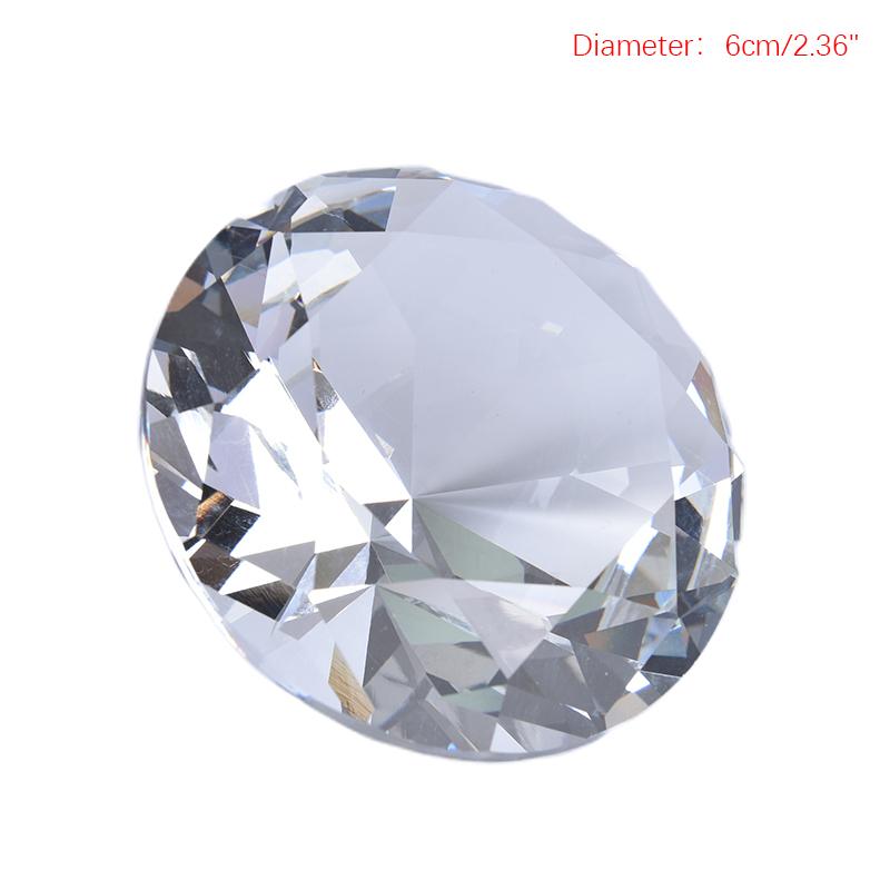 Product Introduction of Clear Paperweight Faceted Cut  Giant   Decor Craft 35