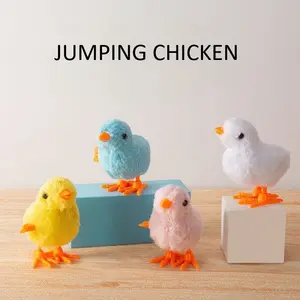 Jumping Chicken Mainan Hewan Peliharaan Kucing Anjing Mainan Interaktif Ayam Loncat Jalan
