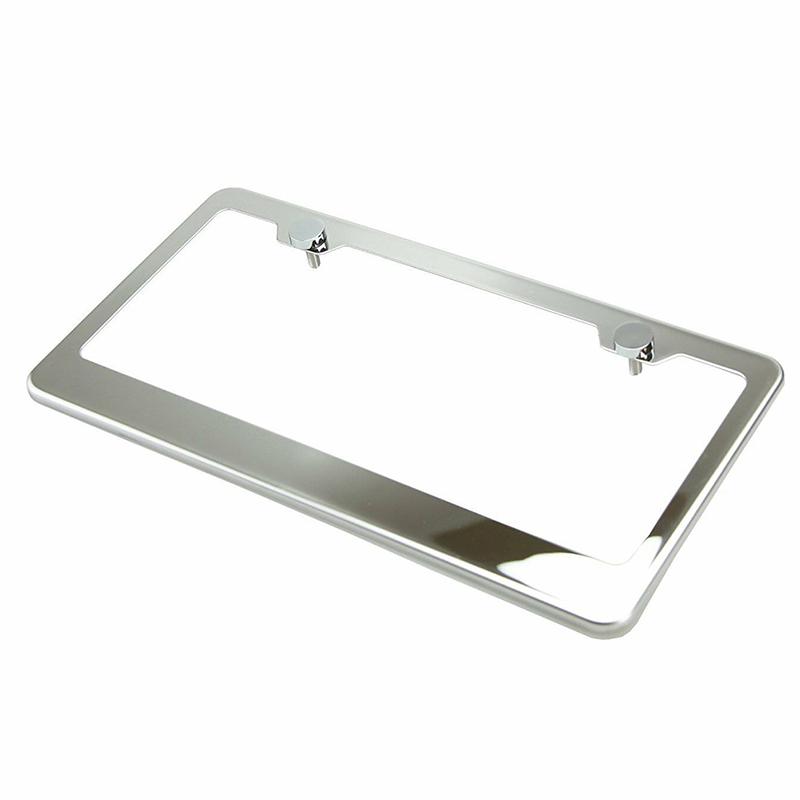Product Introduction of Khung Biển Số Ô Tô Xe Tải Bằng Thép Không Gỉ, Ca Mỹ 1X, Có Mũ Vít 28