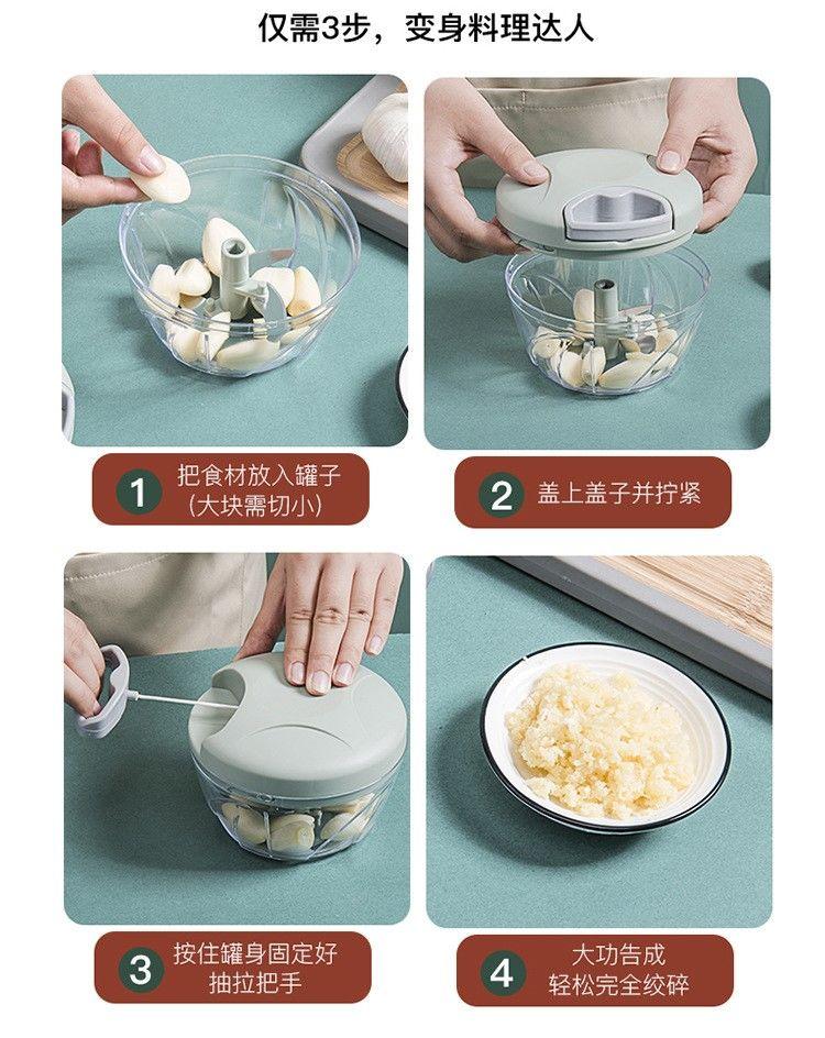 Product Introduction of Máy xay tỏi Máy ép tỏi gia dụng Máy ép tỏi bằng tay Máy xay hành tây hạt tiêu gừng Máy xay tỏi Máy ép tỏi 5