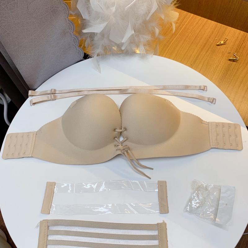 (AĐ9) - Áo ngực su đúc không dây bàn tay dày 5cm rút dây chống tuột ( CÓ PHỤ KIỆN MANG ĐƯỢC NHIỀU KIỂU ) Bra Cup