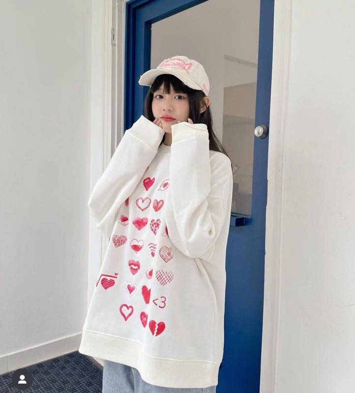 Onism x SWT - Áo Sweater Unisex Màu Trắng