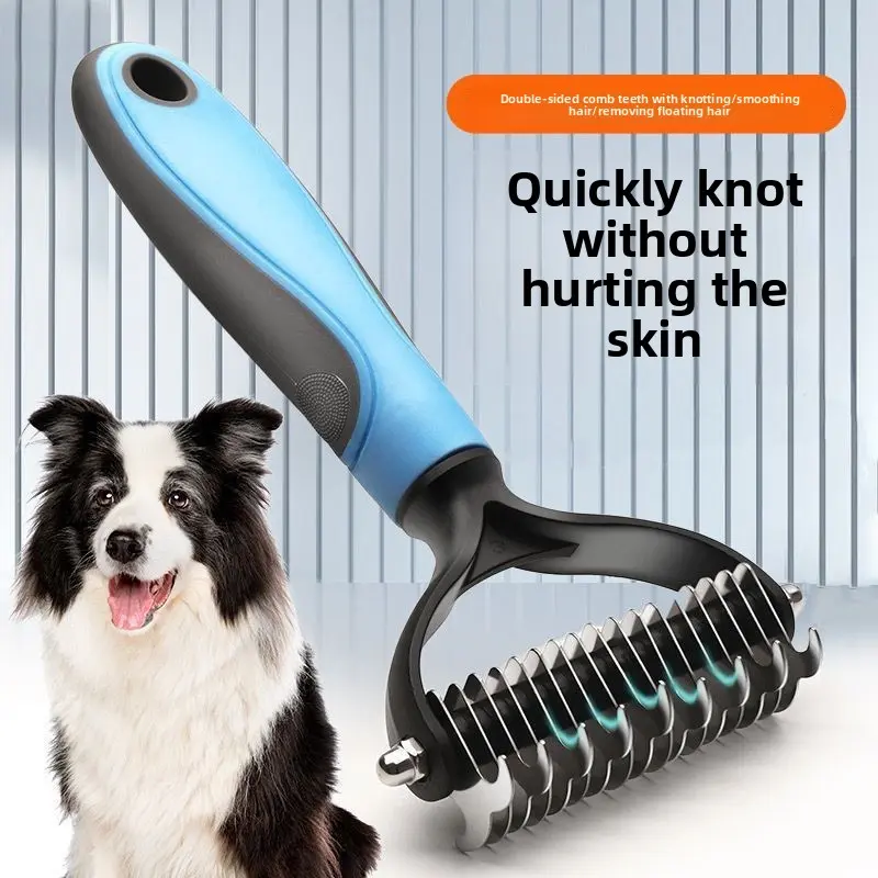 Pet Comb Dog Comb Artifact Longhair Special Hair Loss Comb Cat Float Hair Cleaning Knot Untying Comb Hair Loss Massage-B1323