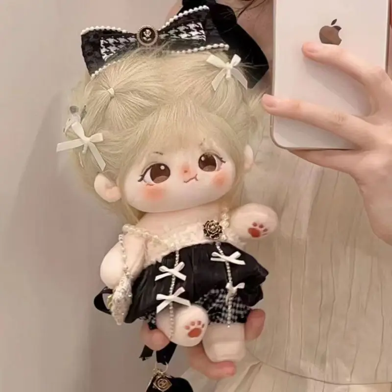 Búp Bê Bông, Nữ, Thật, 20cm, Quần Áo Búp Bê, Có Bộ Xương, Thích Hợp Làm Quà Sinh Nhật Cho Bạn Gái, Búp Bê Nhồi Bông Tự Làm Đồ Chơi Toy Phát Nhạc 2