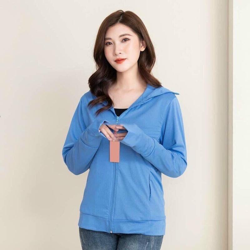ÁO CHỐNG NẮNG NỮ 1 LỚP VẢI THÔNG HƠI THẤM HÚT MỒ HÔI 1