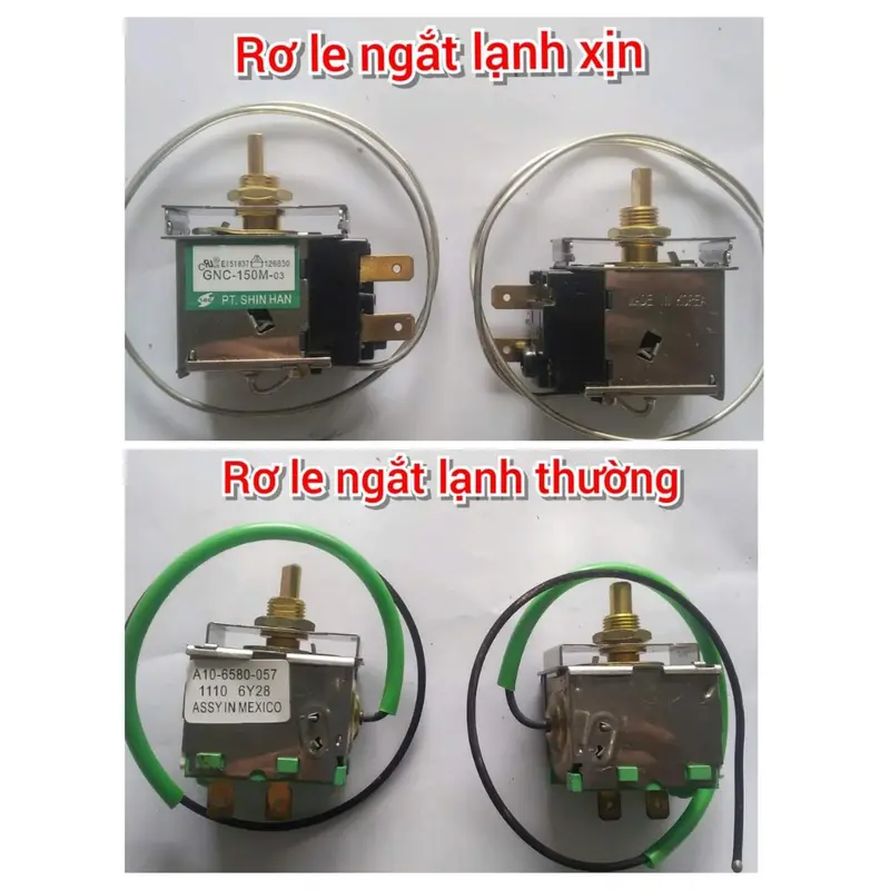rơ le ngắt lạnh đồng/nhôm. phụ tùng điều hòa oto 3