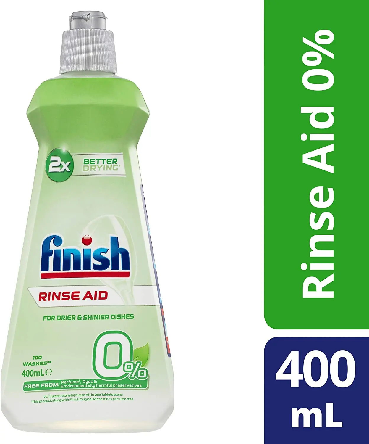 Dầu bóng rửa bát Finish chai 400ml eco 0%