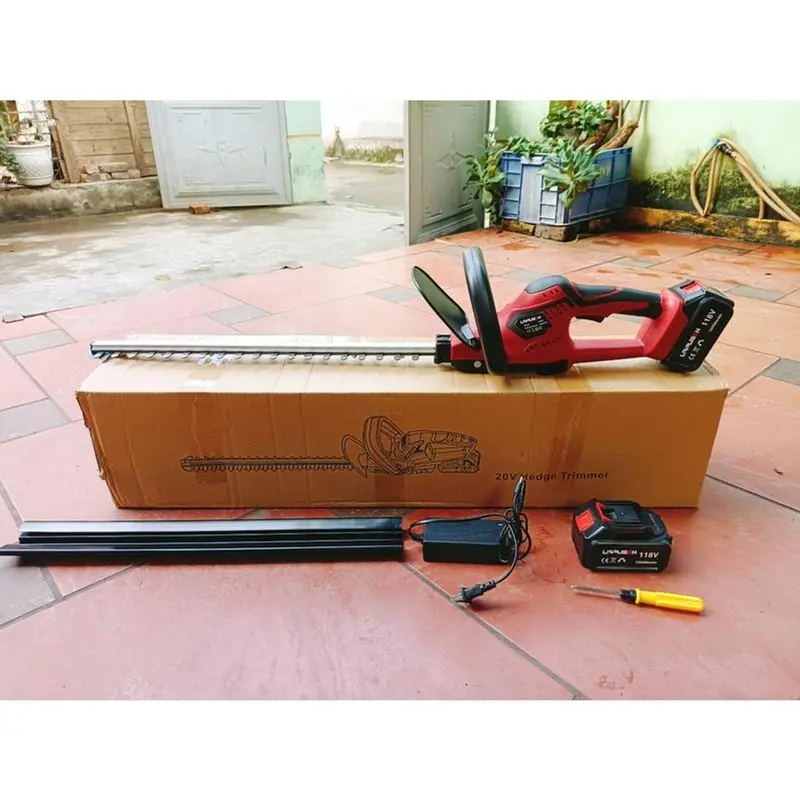 Máy cắt tỉa hàng rào cây cảnh LAPUseᵰ động cơ lõi đồng 1oo% - Công suất 1800W - Dùng chung chân pin Makita 6