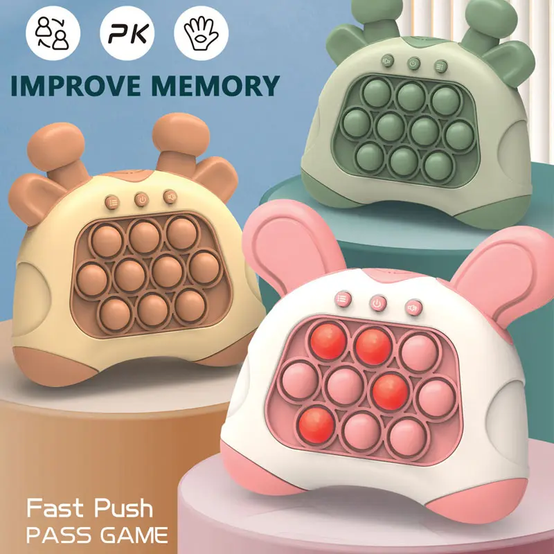 Pop It Fidget Wristband - Silicone Push Bubble Stress Relief Toy - Sensory Gift For Kids
