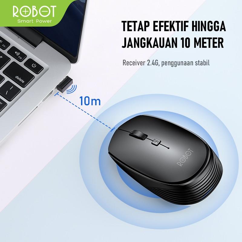 Robot M205 Mouse Wireless Optical 2.4Ghz 16000DPI 8