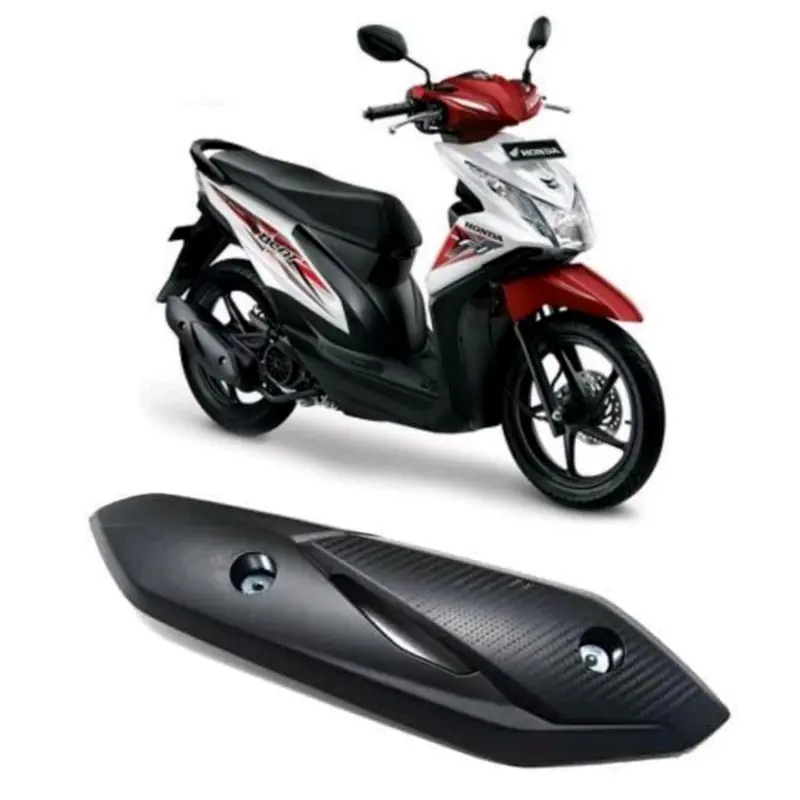 Cover Tutup Tameng Knalpot Kenalpot Beat eSP FI 2015-2017 Motorcycle 0