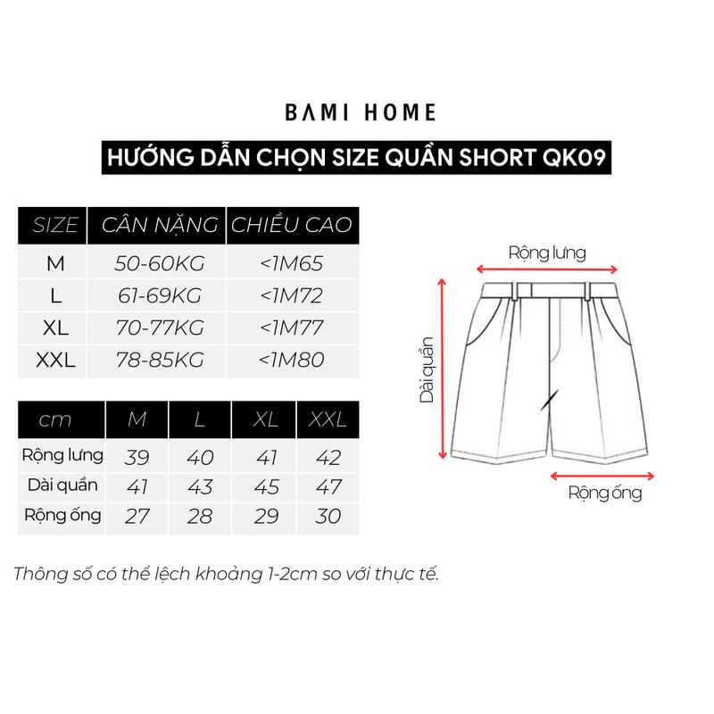 Product Introduction of Quần short kaki jean Cotton BAMIHOME, form regular fit thoải mái, thoáng mát QK09 Nam Menswear quan ngon Có Túi Quần Lửng 0