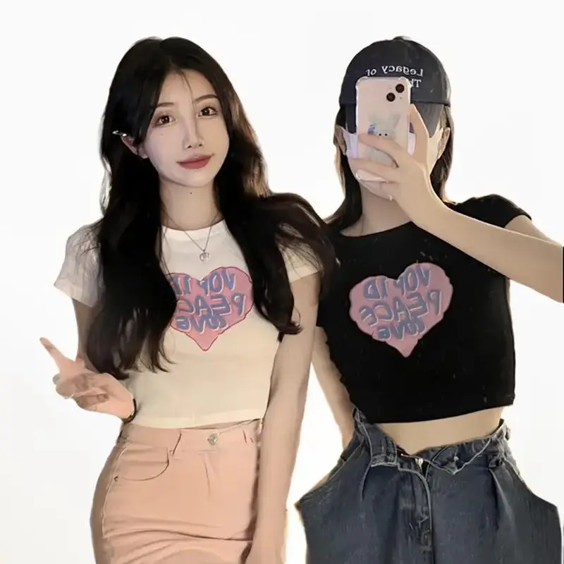 Clova BJ377 Baju Wanita Atasan Polos Crop Top Santai Lengan Pendek Kaos Kekinian Fashion Korean Oblong Panjang Oversize Serut Dewasa Basic Katun Simple Hitam Cewek 3