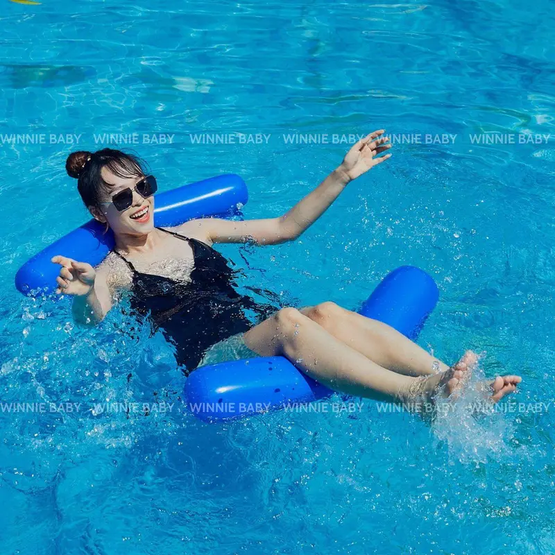 [TẶNG BƠM] Ghế Phao Bơi, Phao Nổi, Áo Phao Đa Năng Gấp Gọn, Đồ Đi Biển, Đồ Bơi Cho Người Lớn Thư Giãn Nổi Trên Mặt Nước 5