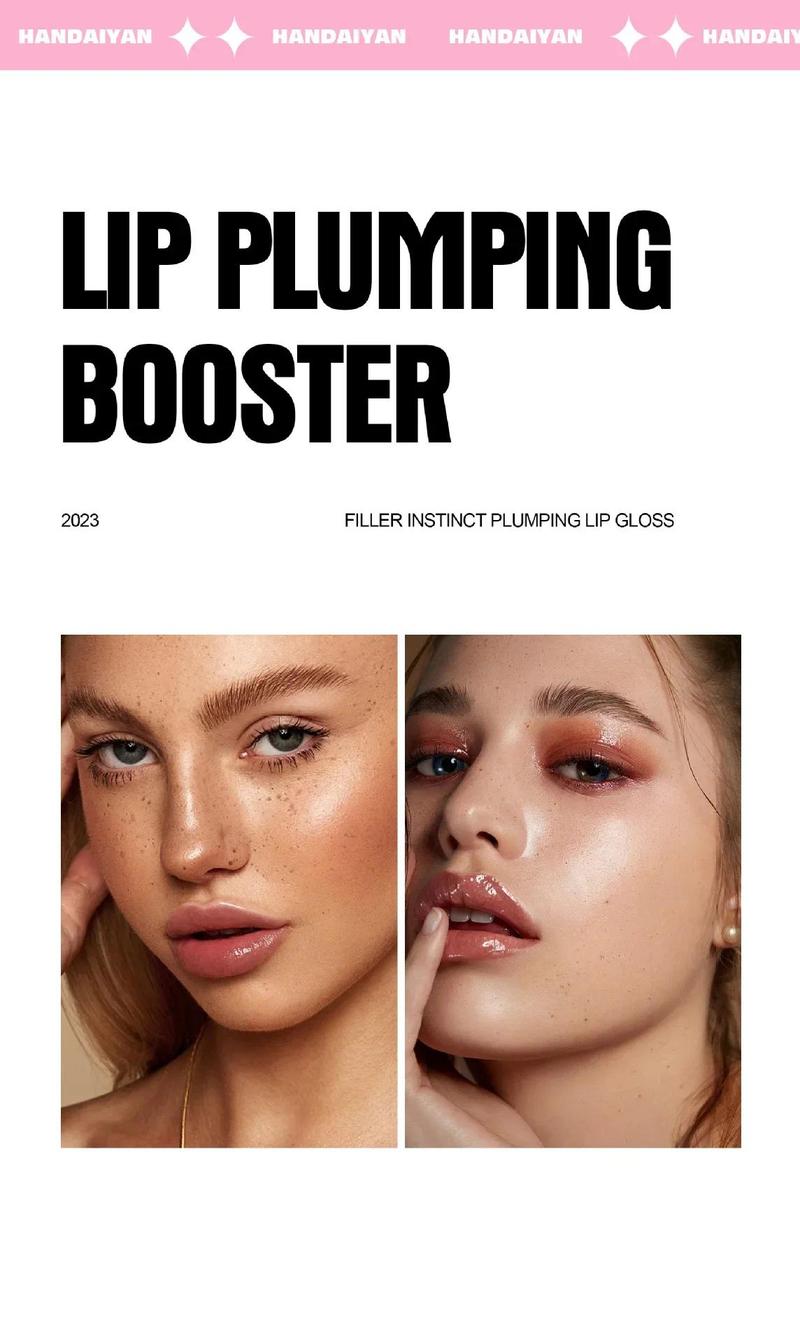 Product Introduction of Lip Plumping Booster Gloss High Shine for Plumper Looking Lips Extreme Shine Crystal Volume Lip Oil Cosmetics Makeups 6