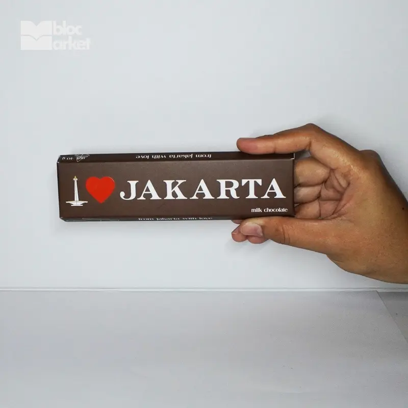 CHOCODOT I LOVE JAKARTA MILK CHOCOLATE 40GR 2