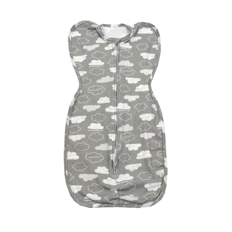 Product Introduction of Swaddling Sleeping Bag Newborn Transition Swaddling Sleeping Bag Cotton Sleeping Bag Open Two-Way Zipper 11