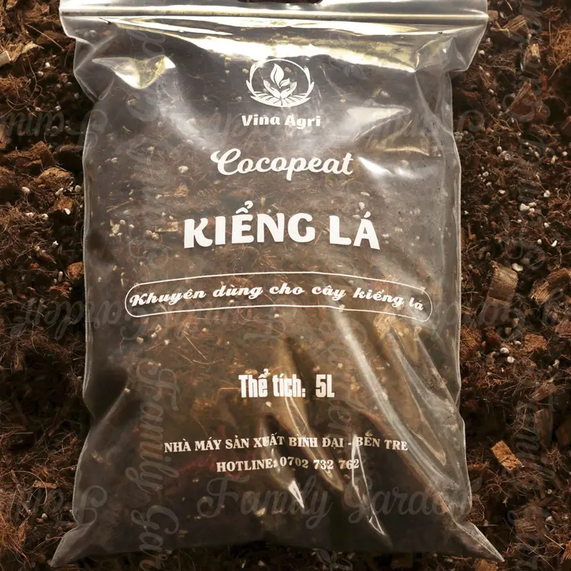 Túi 5L Giá thể trồng kiểng lá đã qua xử lý  - Giá thể trồng cây chất lượng cao - TL0011 | Độc quyền Family Garden 3