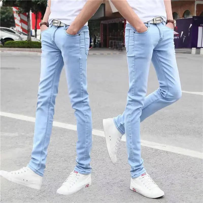 Hot salesselur men jeans men's skinny jeans men/men's casual pants / Korean style Size26-40 cheap price fast delivery