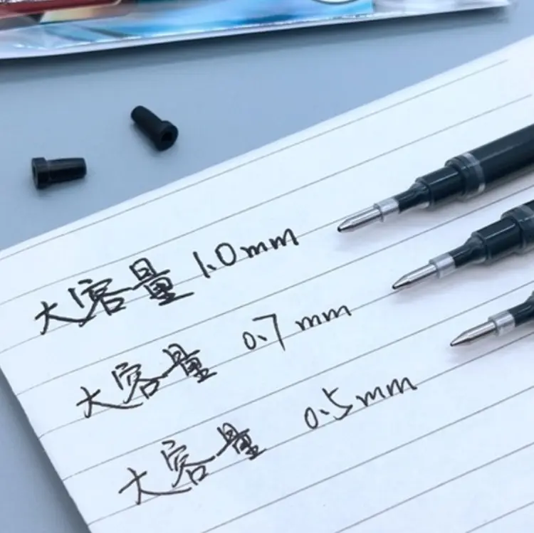 Bút Gel loại 0.7mm và 0.5mm Odemei tập viết tiếng Trung Nhật Hàn, luyện viết chữ Hán cực kỳ đẹp và mượt mà đồdùn g 5