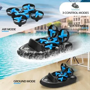 DRONE MINI MURAH JJRC H36F H36 F TERZETTO GROUND WATER AIR RACING BOAT
