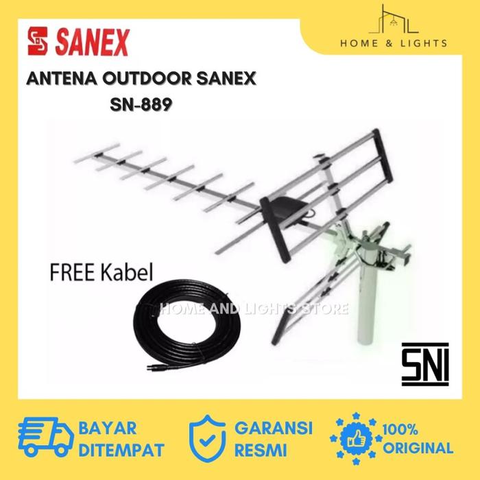 Jual Sanex Antena TV Outdoor Digital Analog SN 889 - Jakarta Timur ...