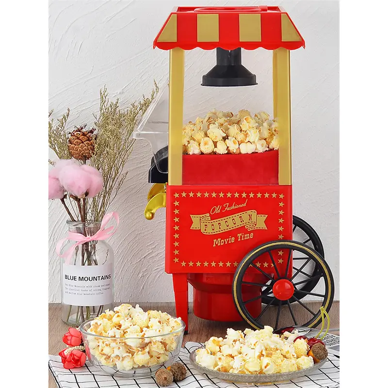 Popcron | Mesin Popcron Mini |  Mesin Carnival Electric Popcorn Maker Hot Air Corn Machine 1200W - MP-2800 - Red 3