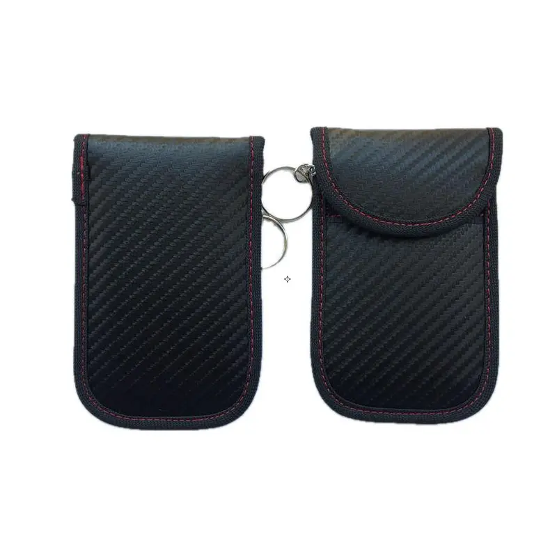Car Key Case, Car Key Cover, RFID Blocking Key Holder, Key Storage Bag for Car Key (1 Count) 0