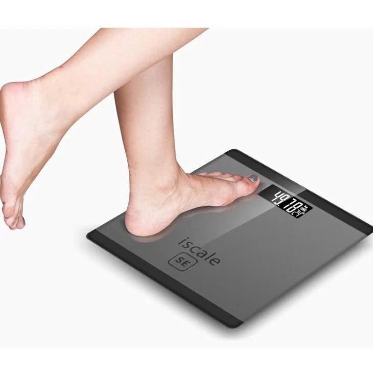 Cân Điện Tử ISCALE Theo Dõi Sức Khỏe Gia Đình 180Kg - Mặt Kính Cường Lực 6mm ,…